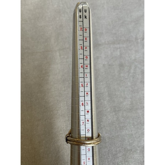 Vintage 925 Sterling Silver Amber Gemstone Ring Size 8 Estate Jewelry - Picture 7 of 8